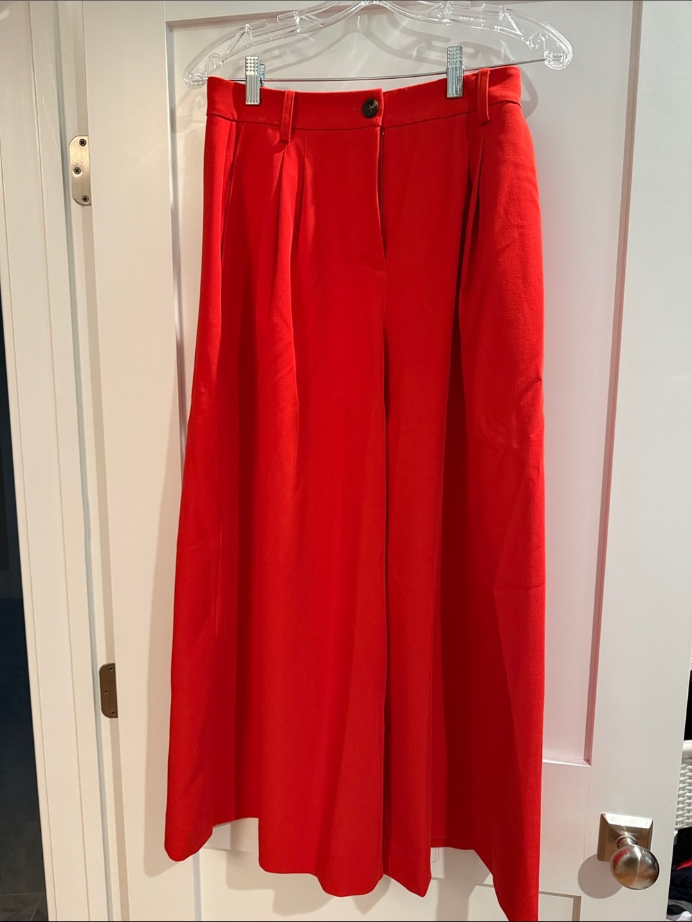 Boden Red Wide-Leg Women's Pants